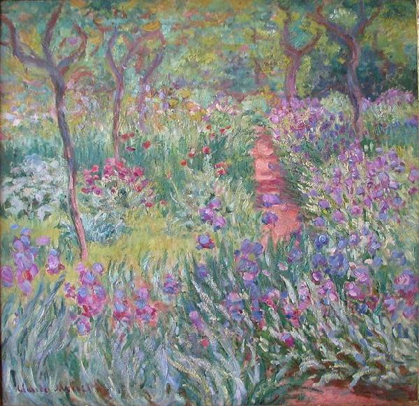 Claude Monet The Artist's Garden at Giverny oil painting picture